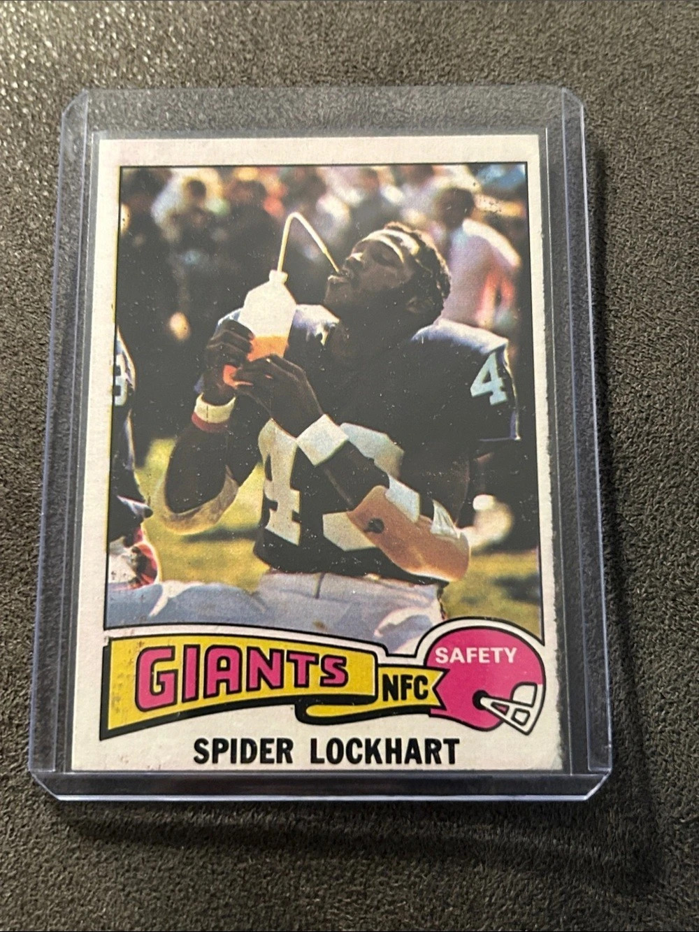 1975 TOPPS SPIDER LOCKHART NEW YORK GIANTS #227